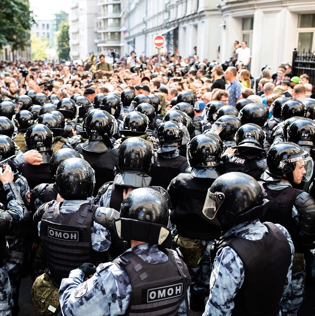 Митинг 10 августа 2019 года в Москве за допуск не зависимых кандидатов на выборы в Мосгордуму.