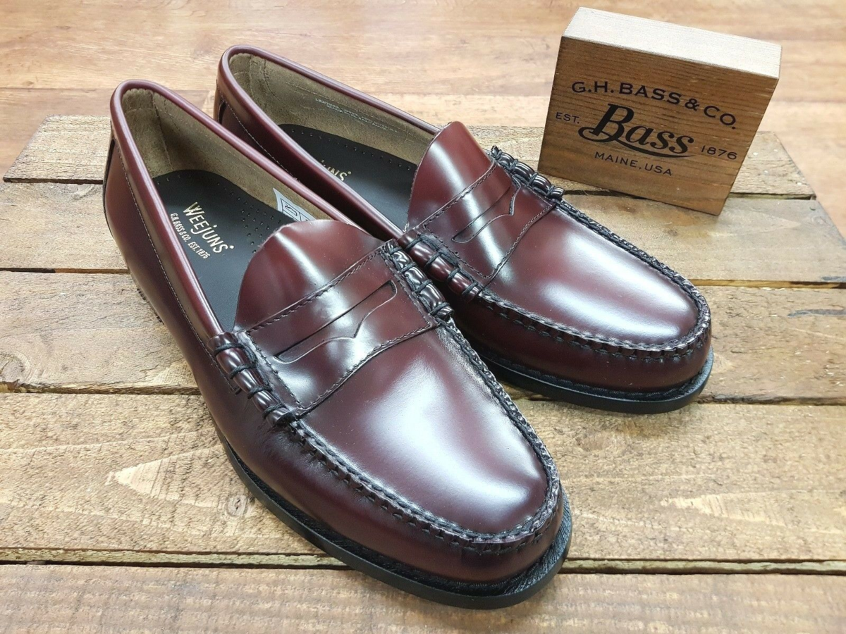 Коричневые пенни-лоферы G.H. Bass