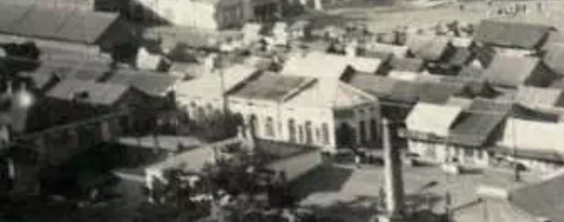 Павильон базара в 1918 году. Аэрофотосъемка. 