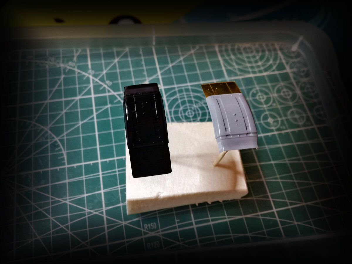 покраска крыльев КАМАЗ-4350 (1:35 Звезда) пр. Леший