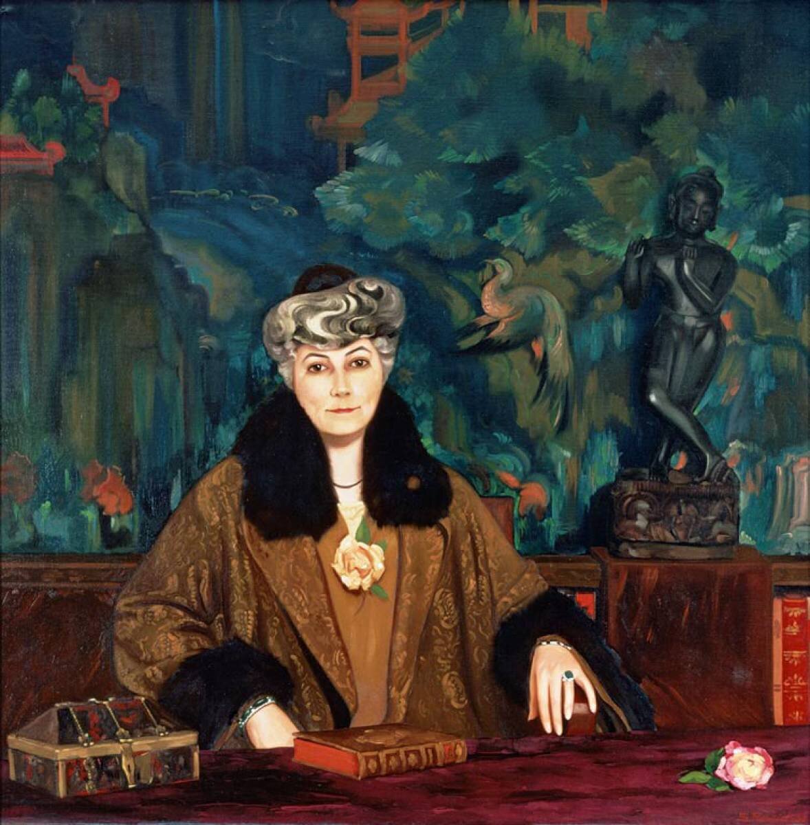 С.Н.Рерих. Портрет Елены Ивановны Рерих. 1937