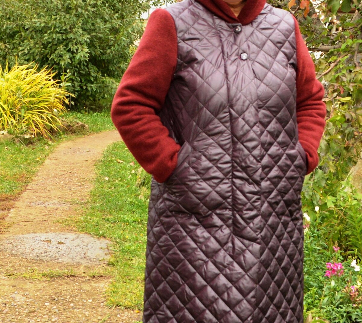 пальто, вид спереди