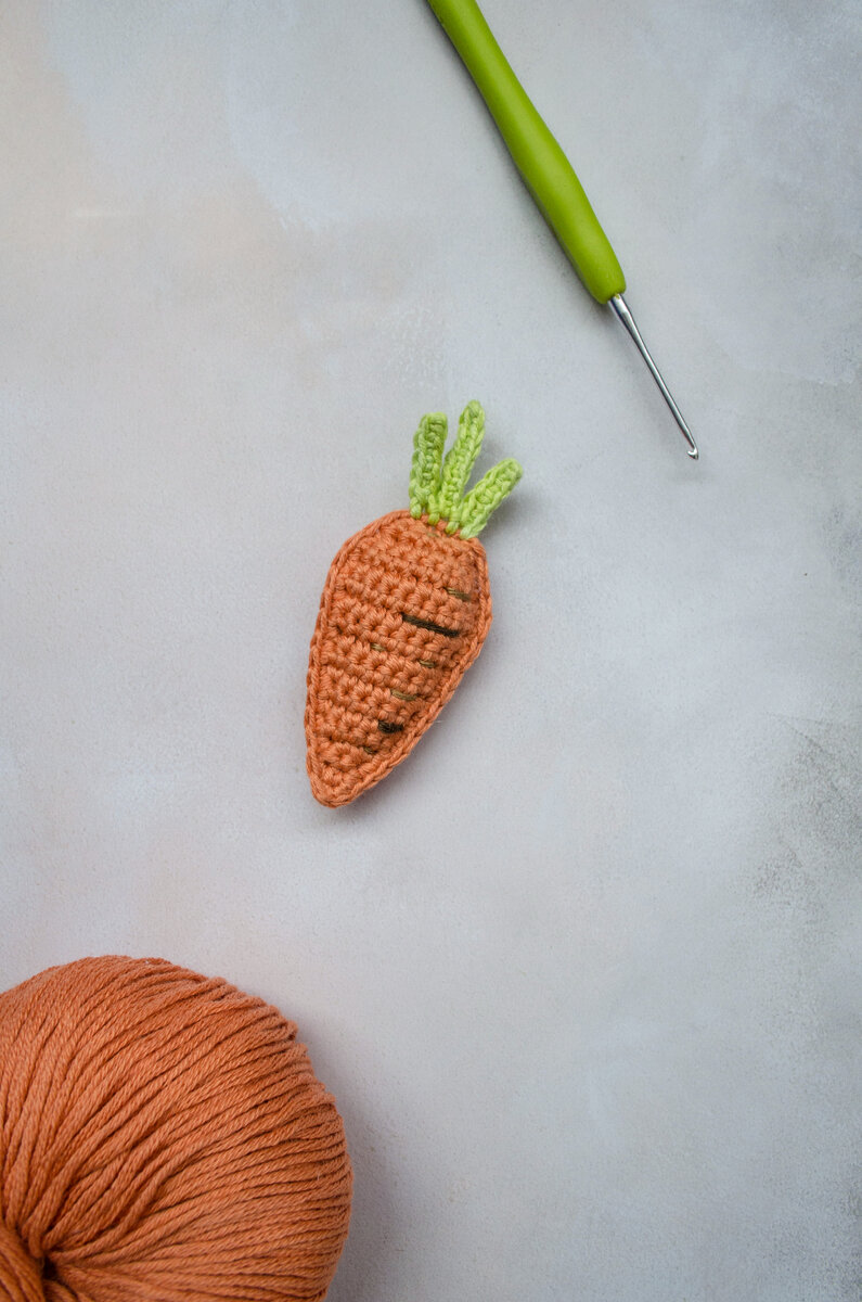 Поделка изделие Новый год Вязание крючком Морковь вязаная крючком Описание Пряжа