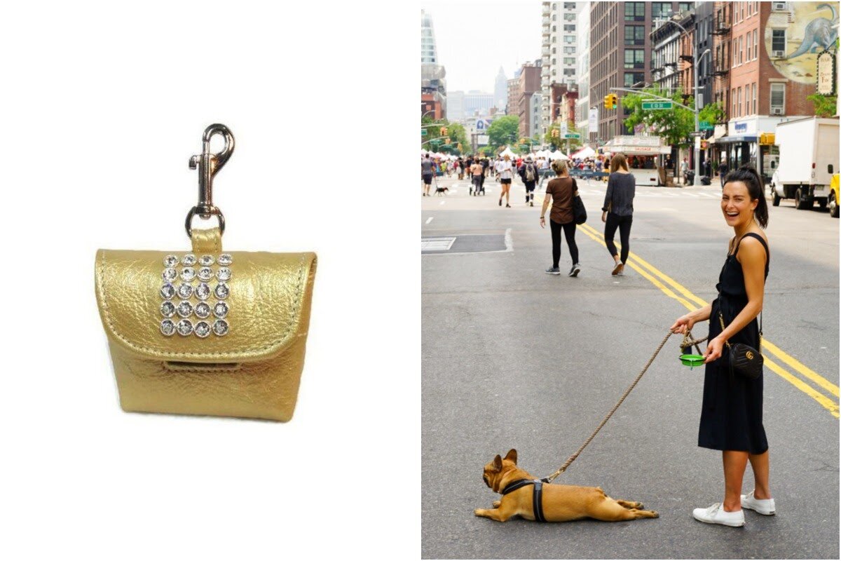Macky Crystal Dog Poop Bag Holder BY Bitch New York