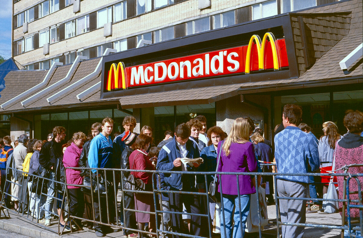 очередь макдональдс москва 1990