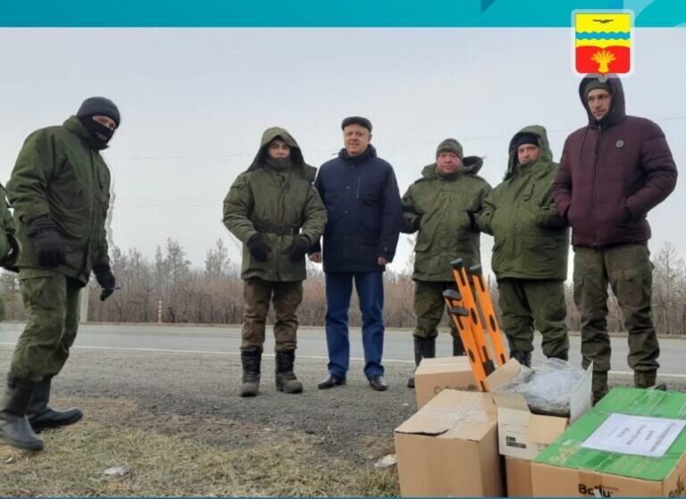    Глава Красногвардейского района передал мобилизованным тепловые пушки Елена Шкатова