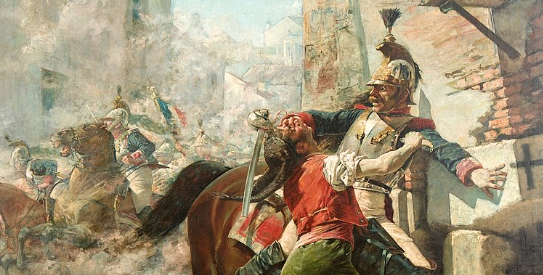 Эухенио Альварес Дюмон, "Подвиг Мануэлы Маласаньи", 1887 год.