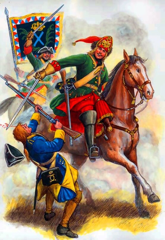 Получит фашист гранату, ну или хотя бы "каролин" палашом. И да, художник так видит...