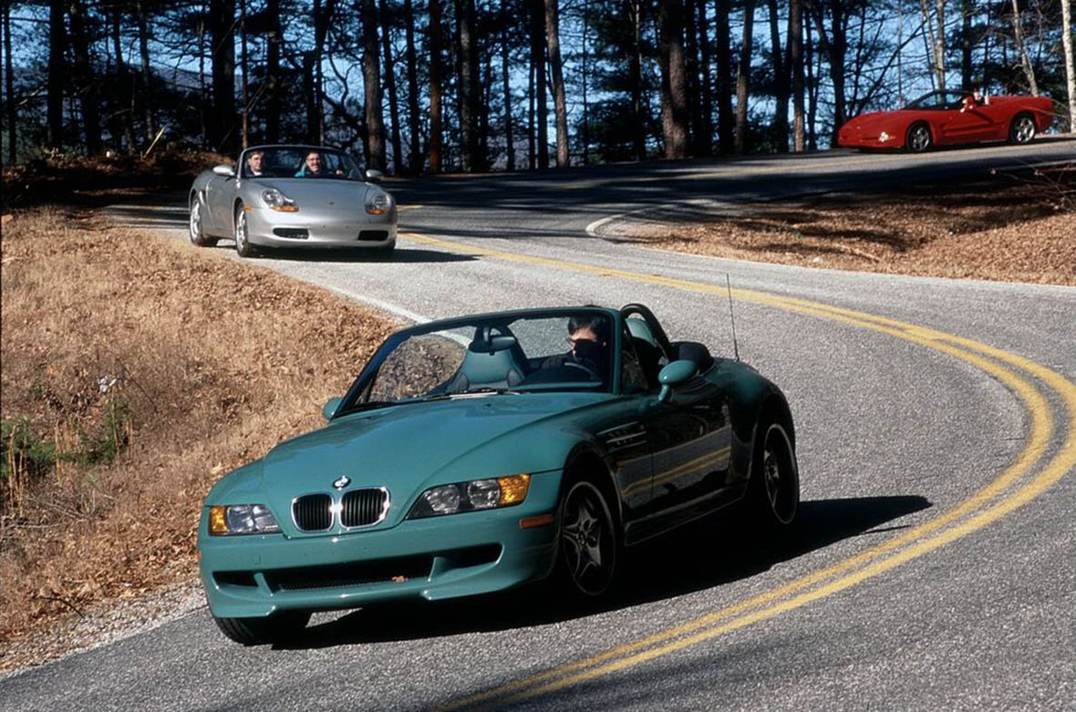 Архивный материал: сравнение BMW M Roadster, Chevrolet Corvette и Porsche  Boxster 1998 года | WestMotors АВТО, МОТО ПОД ЗАКАЗ | Дзен