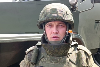    Начальник пресс-центра группировки «Восток» Олег Чехов ©скриншот с видео