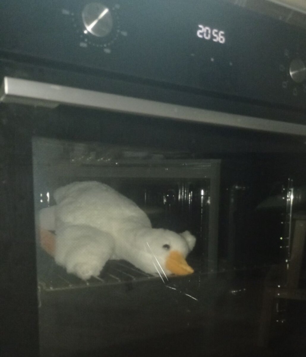 Гусь в духовке