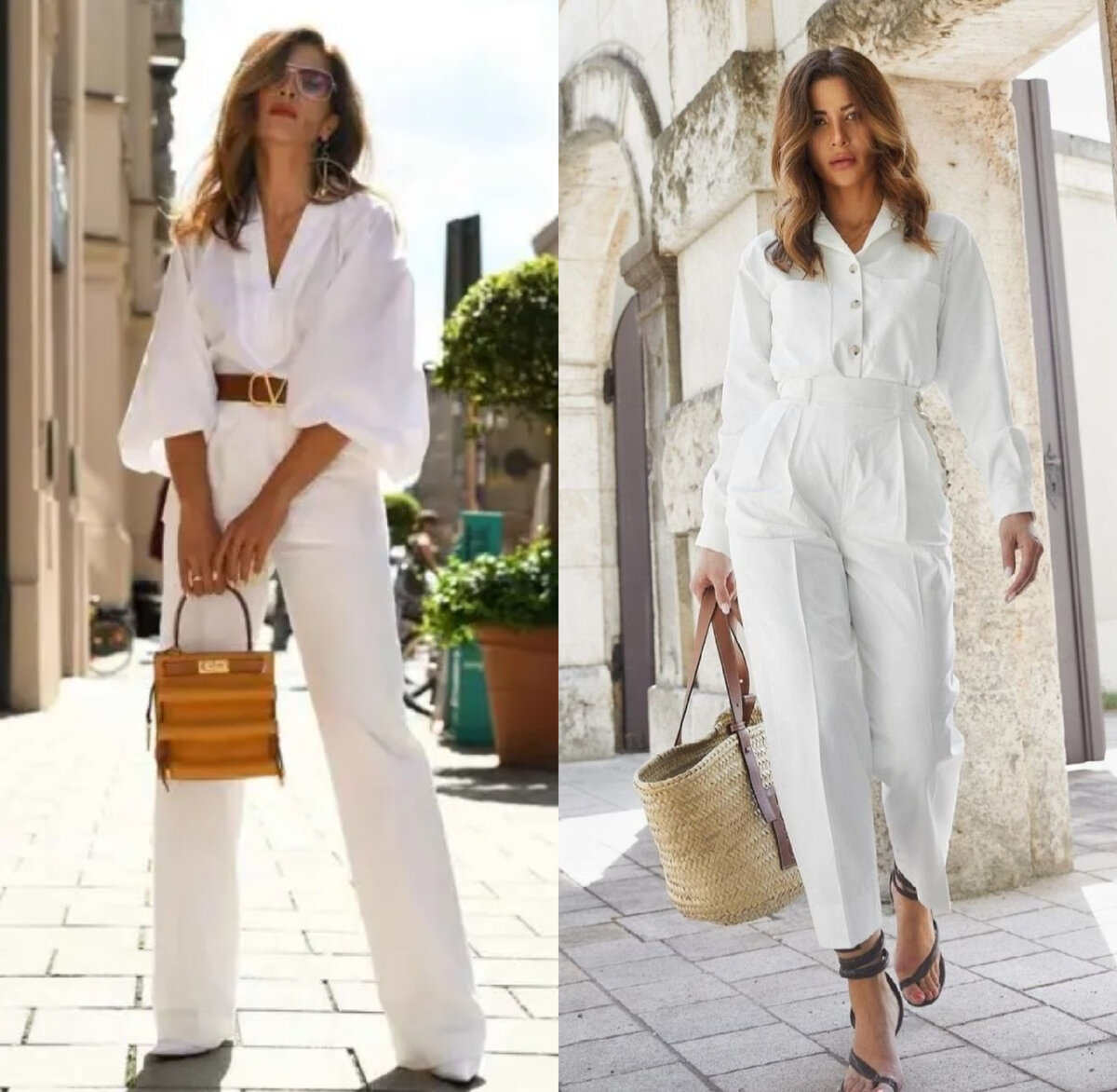 Образы в стиле total white look — идеальный летний тренд