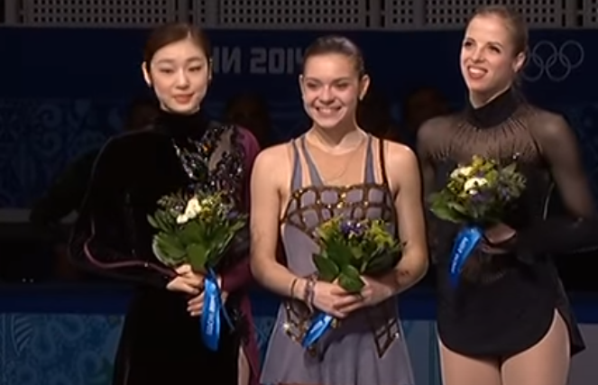 Церемония награждения на Зимних Олимпийских играх 2014.