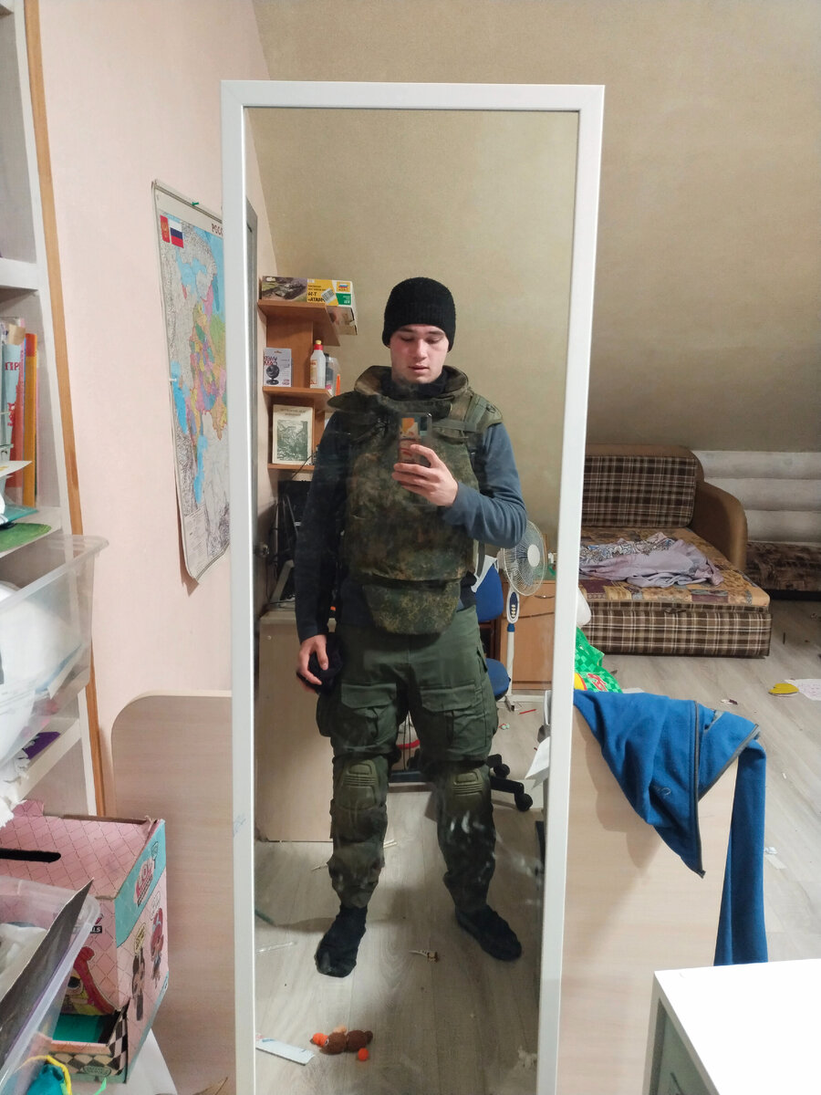 После первого теста боевых брюк)