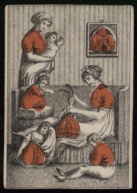 Игральные карты. И.Г. Готта. Германия, 1804 г. Картон, бумага, гравюра.