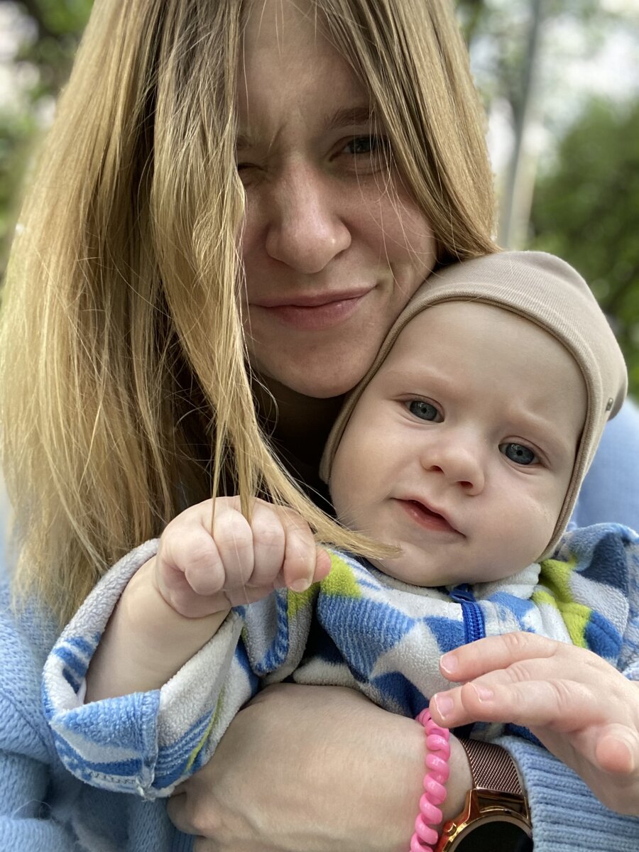 Мам, мы тебя и без волос любить будем