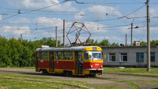 Трамвай Tatra T3SU-3255. Покатушки по Барнаулу. / Tatra T3SU tram ride.