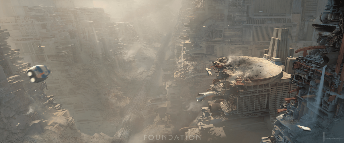    Концепт-арт из сериала «Основание» / © Wayne Haag