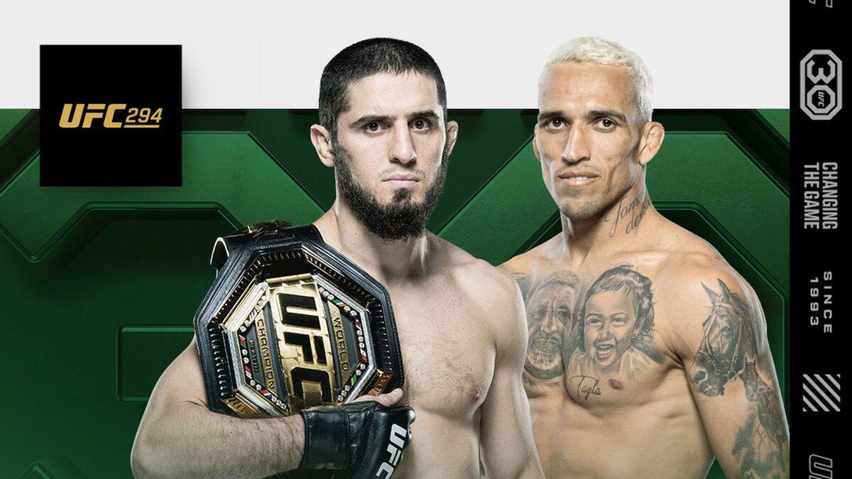     Ислам Махачев и Чарльз Оливейра