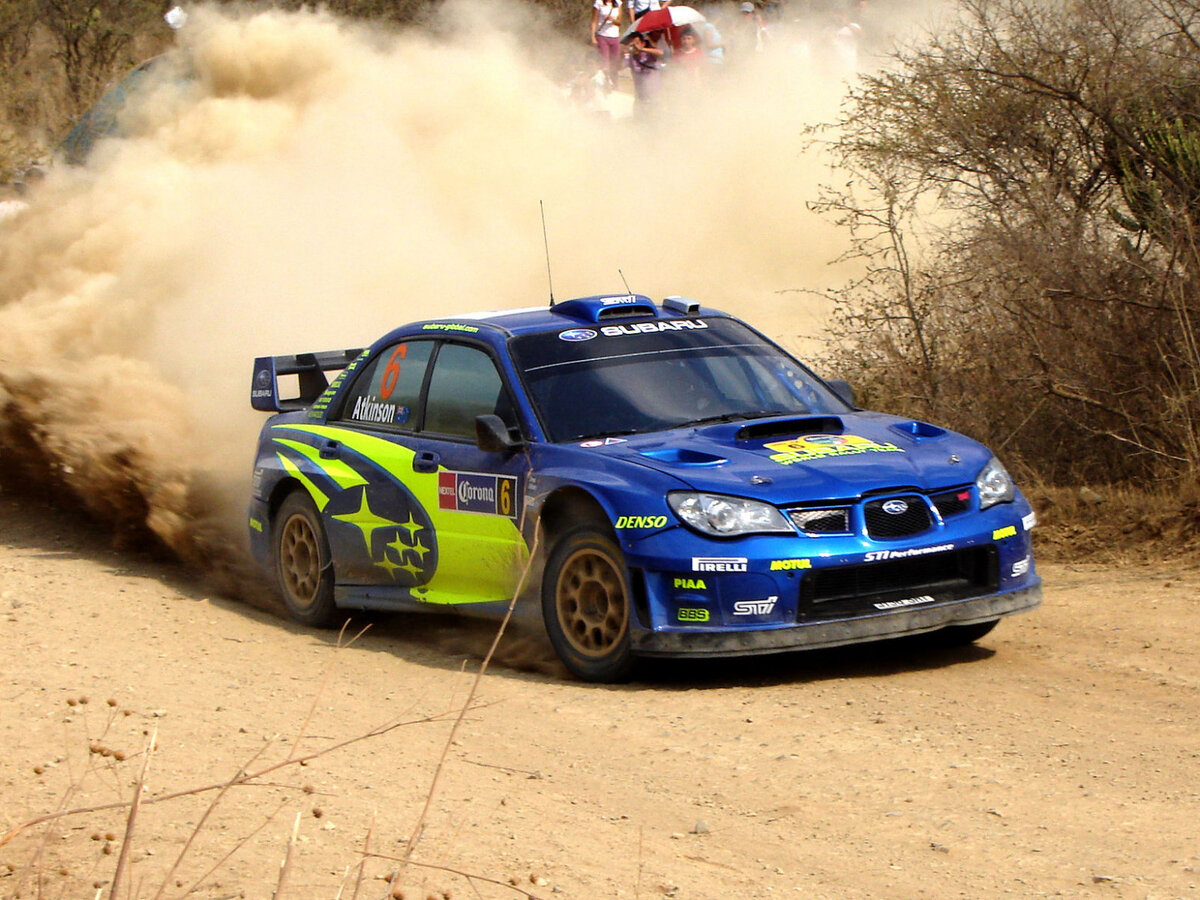 Subaru Impreza WRX STI ралли зима