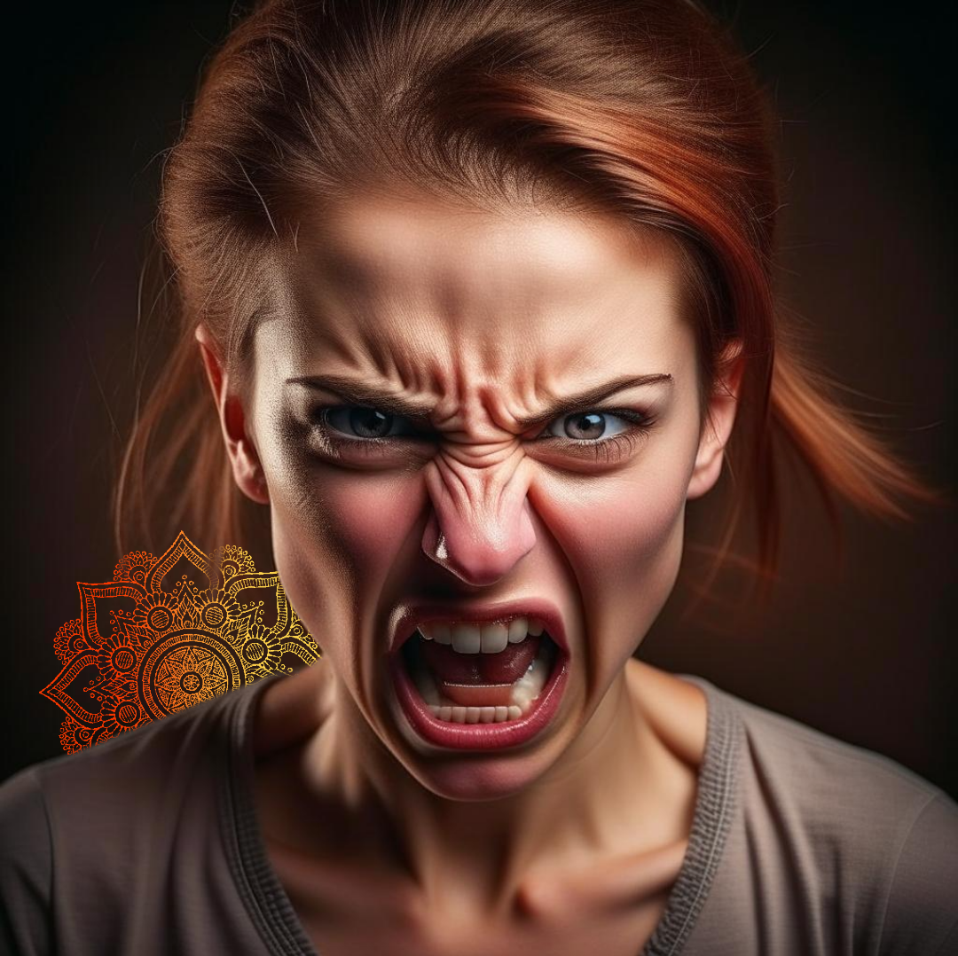 Нейросеть "Кандинский" создала по запросу Петра Галигабарова "Мама, которая злится" и вот результат. 