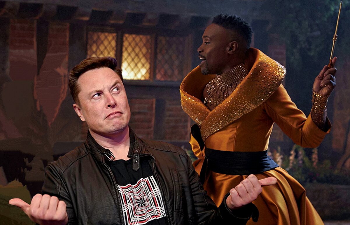 Маск против чернокожих мужчин, примеряющих на себя роль феи-крестной