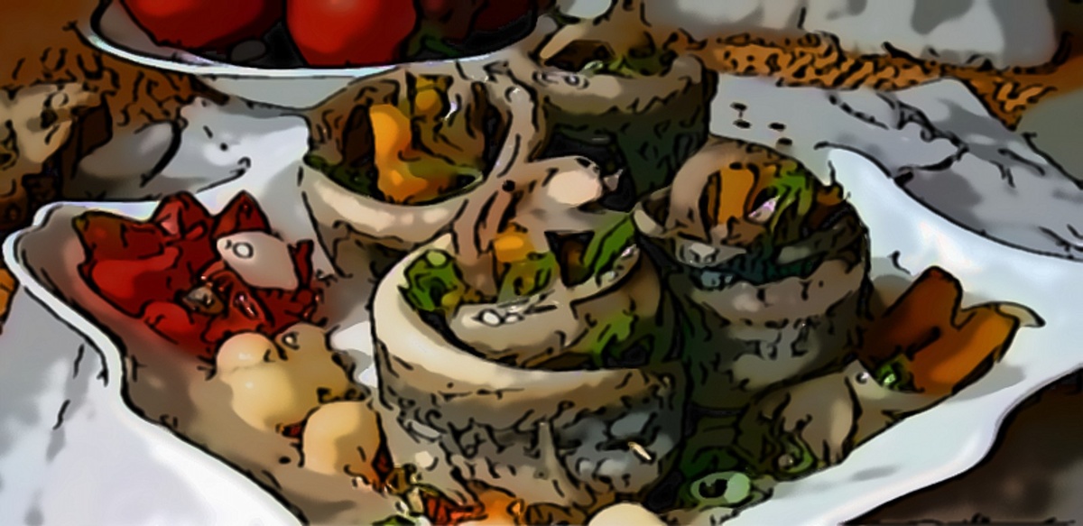 Роллы из сельди