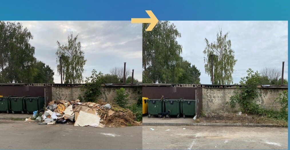 Уборка мусора всегда актуальна для тамбовчан