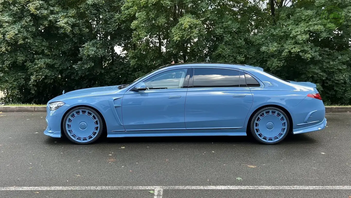 Maybach, не похожий ни на один другой: темно-синий Mercedes S 680  производства MANSORY 2024 года выпуска | REDLINE | Дзен