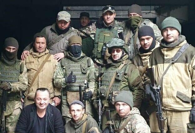 Вадим Самойлов с бойцами