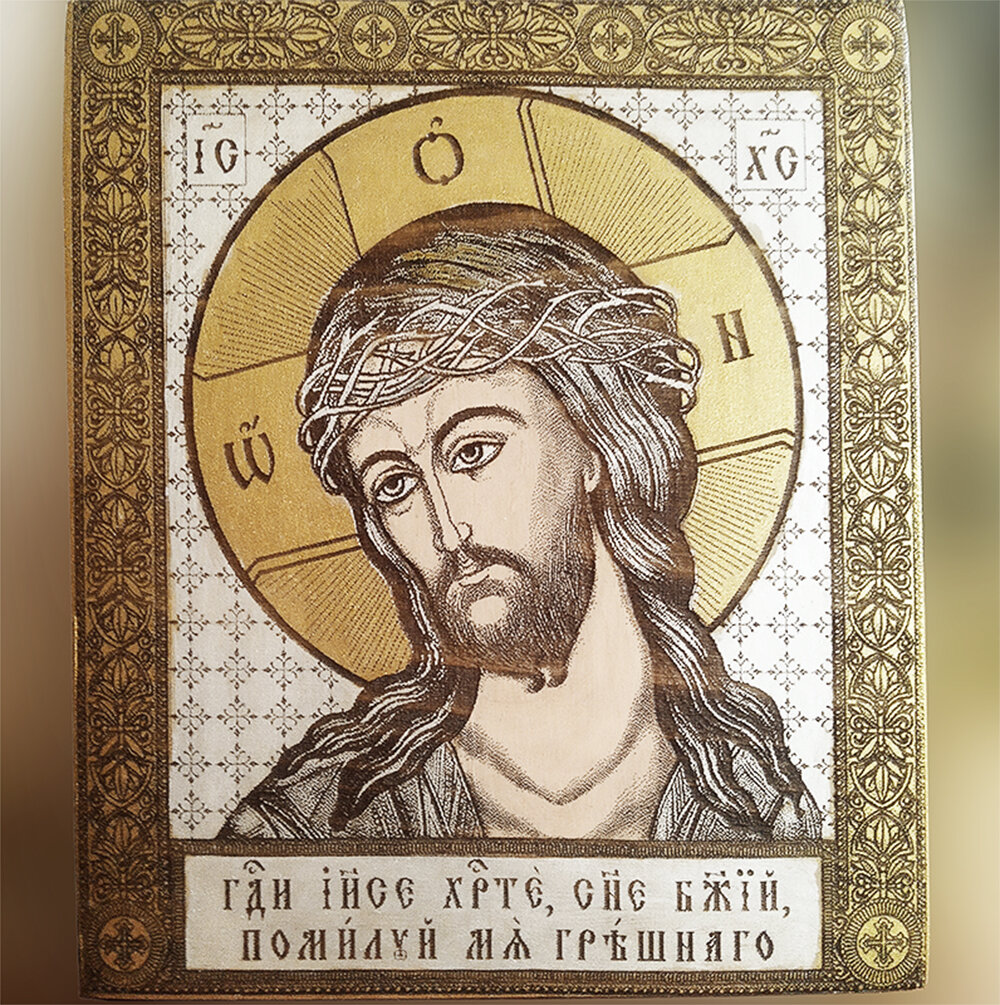Икона Господь в венце