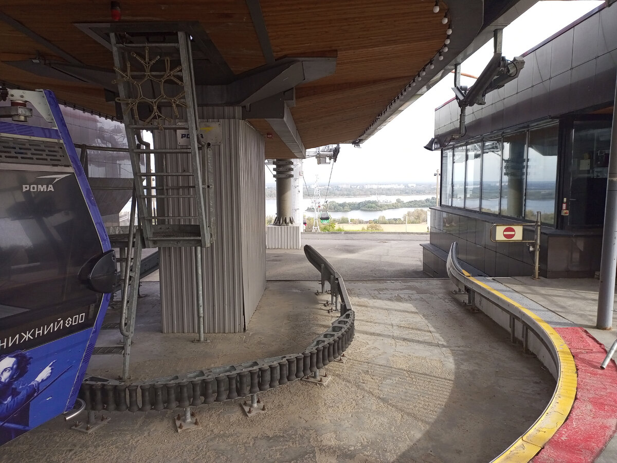 Нижегородская канатная дорога. Фото моё