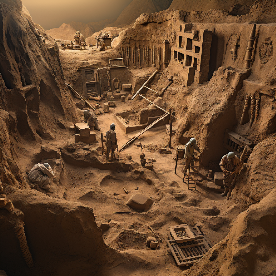 Археологические раскопки на месте древнеримского города