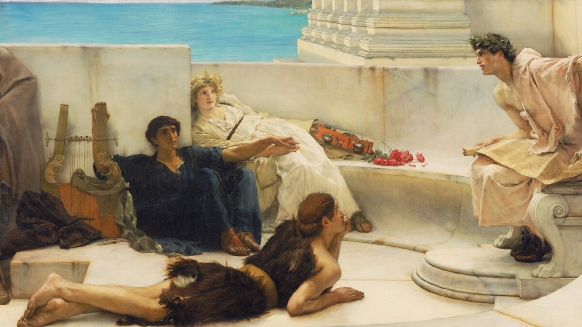 Художник Lawrence Alma-Tadema (1836 – 1912). Взято из свободных источников интернет. В познавательных целях.