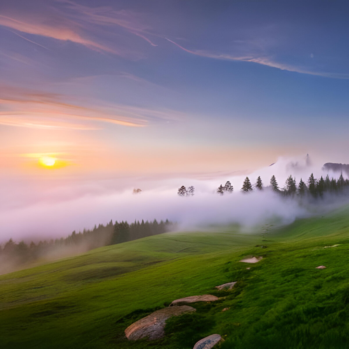 Иллюстрация дизайнера Ирины Одарчук Паули Туман