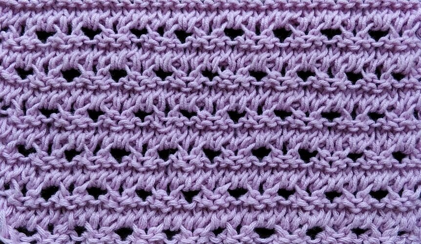 Изнаночная сторона узора