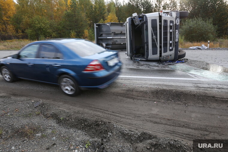    В Новом Уренгое погиб водитель большегруза в результате опрокидывания (фото из архива)