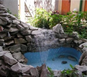 декоративный фонтан для дачи