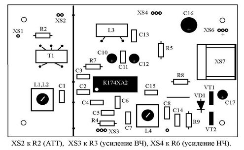 Приемник на 3 мгц схема на к174ха2
