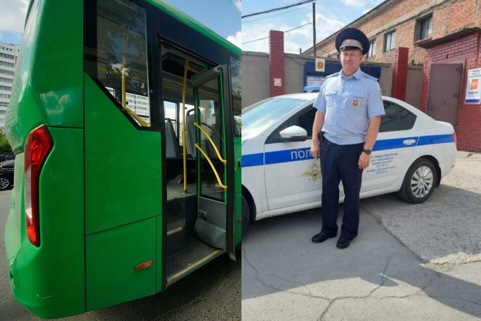 Фото в патрульной машине