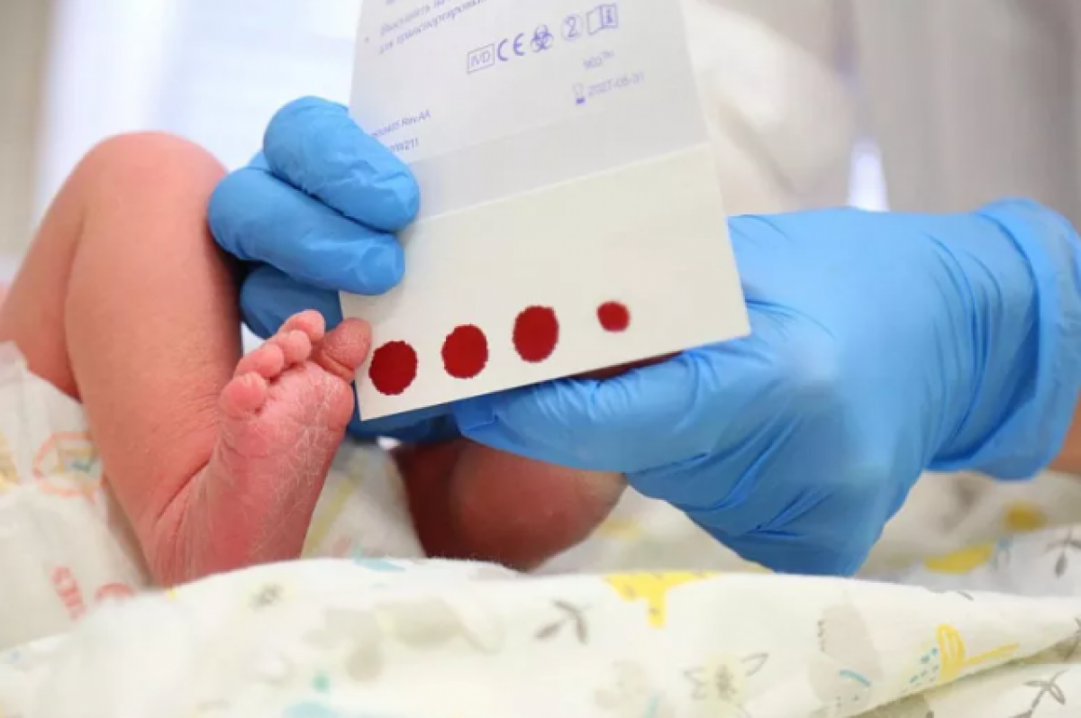    Более 5 тыс. малышей сдали «пяточный тест» в Тульской области с начала года