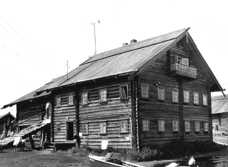 Дом Мошниковой (ныне Аникиных) в деревне Ямка на острове Кижи