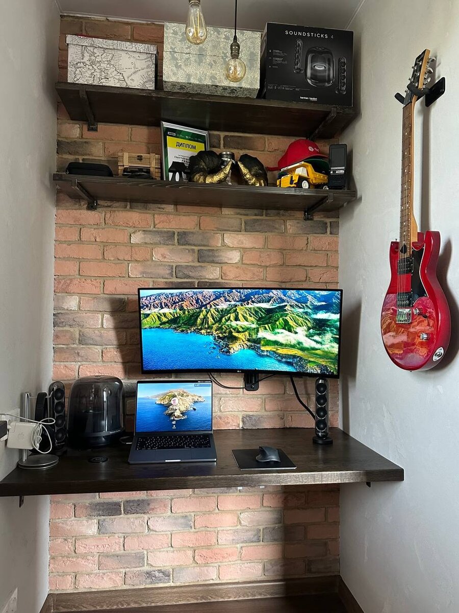 Плитка под кирпич в интерьере квартиры