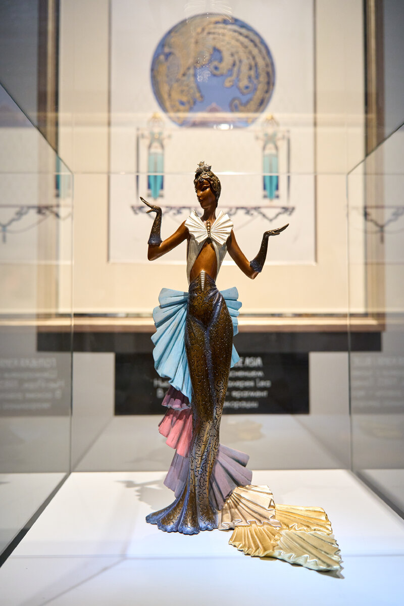 Бронзовая скульптура Erte “Copacobana”, Галерея Lea 