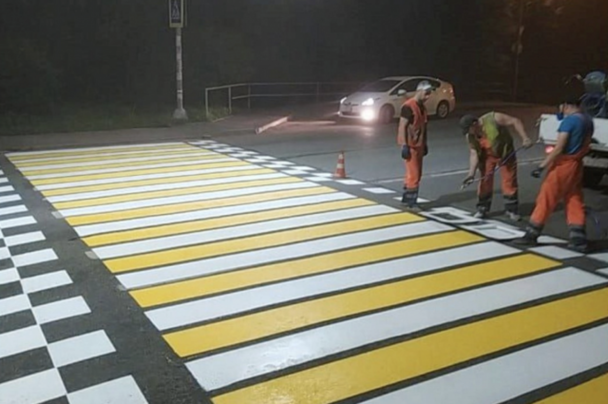    147 километров дорожной разметки –ремонт дорог во Владивостоке продолжается