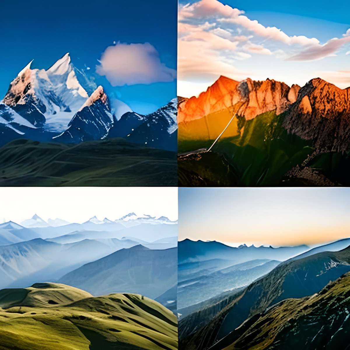 Иллюстрация дизайнера Ирины Одарчук Паули Вот такие разнообразные горы