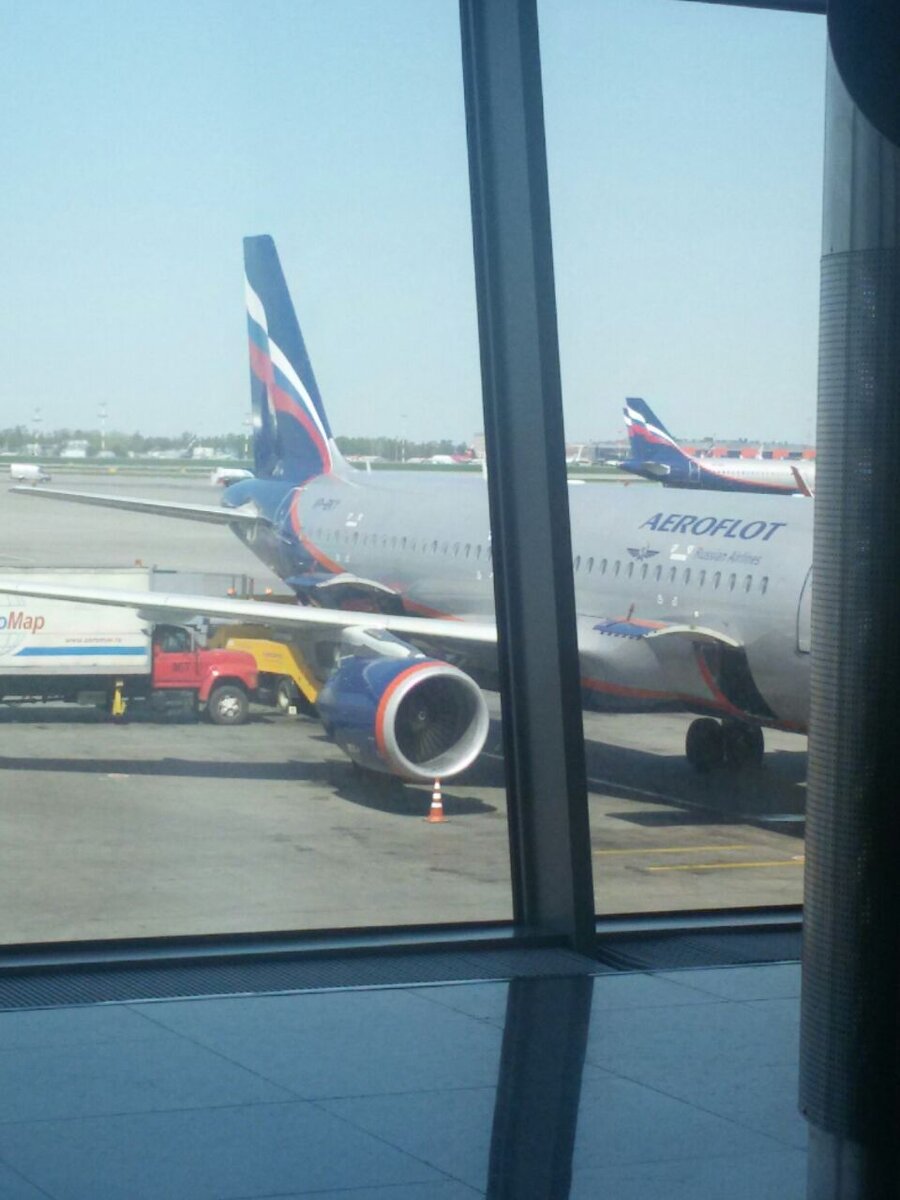 В ожидании вылета из Астрахани. Тут я уже постукиваю копытами и выдуваю пламя из ноздрей. Фото из личного архива автора (С), 2015 г.