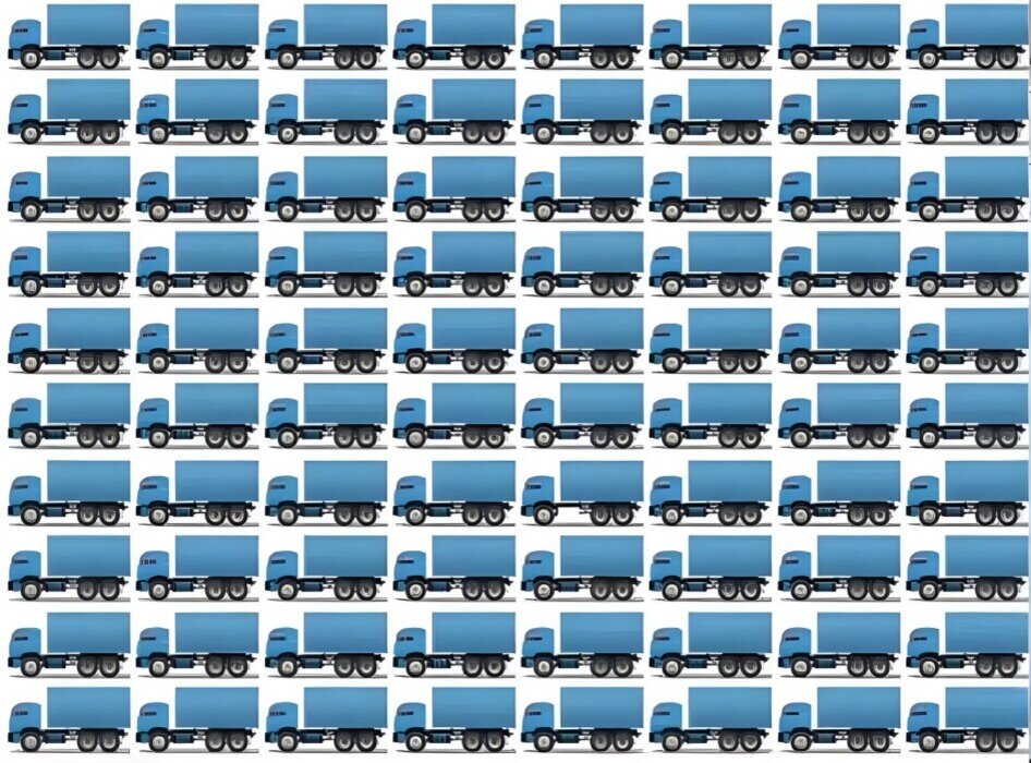 «Лишь 1 человек из 20 может сделать это» — Найдите на картинке необычный грузовик за 40 секунд — Фото