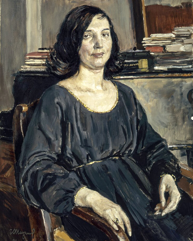 Художник Юрий Непринцев "Портрет искусствоведа Галины Константиновны Старицыной"