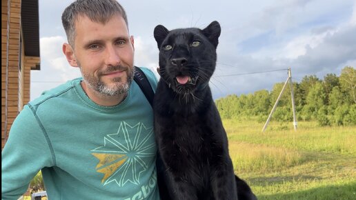 下载视频: Прокатились по деревне с пантерой Луной😁